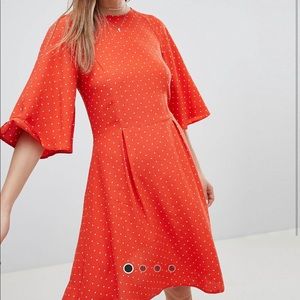 Nobody’s Child orange polka dot dress